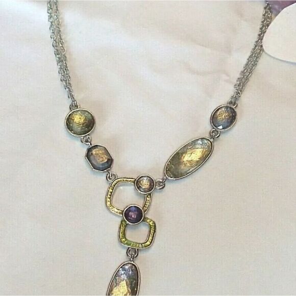 Beautiful Lia Sophia Seltzer Y-Style Necklace, NWOT 16"-19" - Picture 4 of 4